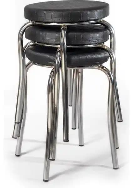 Ekip Shop Endüstriyel Stil Metal Mutfak Sandalyesi Yüksekliği ve Şıklığıyla Modern Tasarım