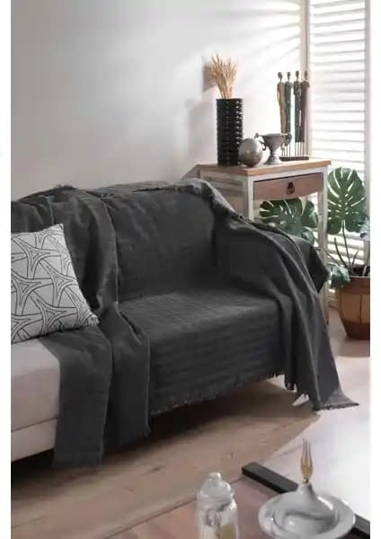 Elart Carlo Füme Koltuk Örtüsü 170x200cm Şıklık ve Fonksiyonellik Bir Arada