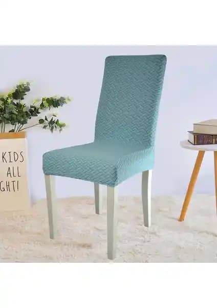 Elgeyar Likrali Kadife Desenli Sandalye Örtüsü: Şık ve Kullanışlı Tasarım Özellikleri