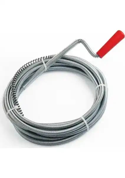 Eltos 5 Metre Tıkalı Banyo Lavabo Açma Teli Güçlü ve Pratik Temizlik Çözümü