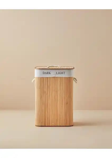 English Home Fancy Bambu Katlanabilir Çamaşır Sepeti: Estetik ve İşlevselliğin Birleşimi