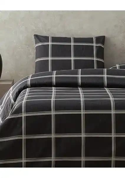English Home Glen Check Çift Kişilik Nevresim Seti: Modern ve Şık Yatak Dekorasyonu