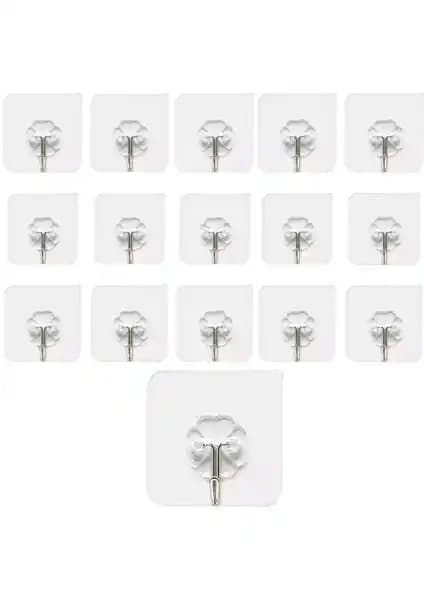 Epazzar Kendinden Yapışkanlı Askılar 15'li Set Modern ve Çok Amaçlı Kullanım İçin