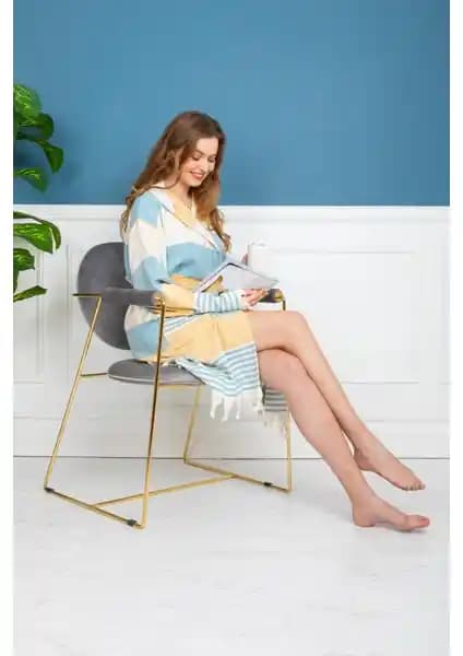 Ephemeris Pamuk Peştamal Bornoz: Yüksek Emicilik ve Estetik Tasarım Özellikleri