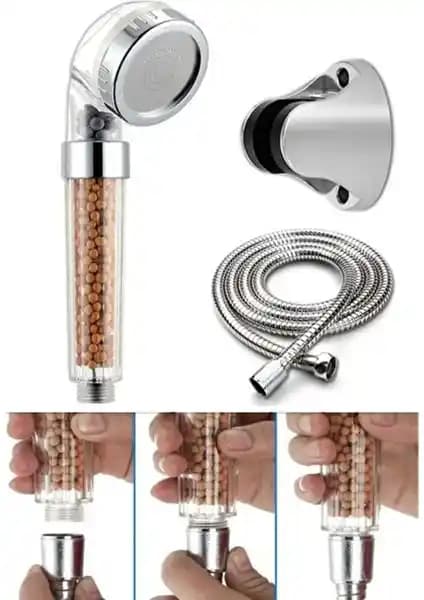 Es Grup Boncuklu Su Arıtmalı ve Tasarruflu Duş Başlığı ile Modern Banyolar İçin Sağlıklı ve Ekonomik Çözüm