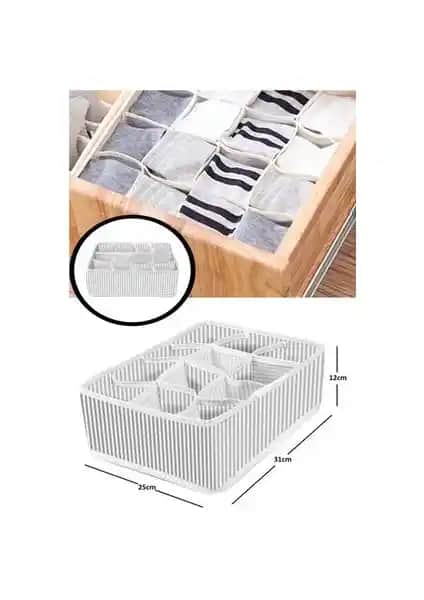 Esti 12 Bölmeli Çekmece İçi Düzenleyici ile Evinizi Düzenleyin ve Karmaşayı Azaltın