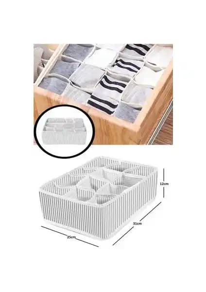 Esti 12 Bölmeli Çekmece İçi Düzenleyici ile Evinizi Düzenleyin ve Karmaşayı Azaltın