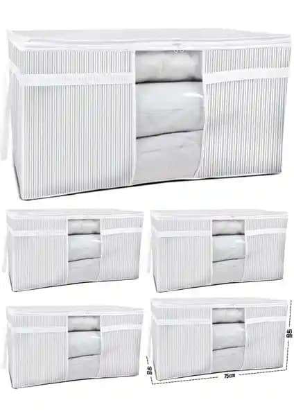 Esti Pencereli Yastık Hurcu 75x40x40 cm Geniş İç Hacim ve Koruma Özellikleriyle