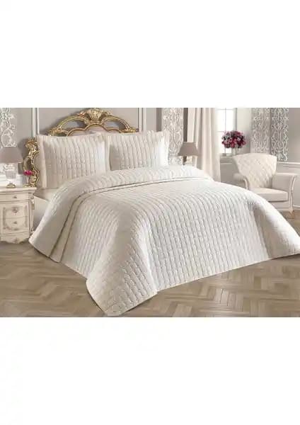 Estiva Çift Kişilik Yatak Örtüsü Modern ve Şık Tasarım ile Yatak Odalarına Zarif Dokunuş