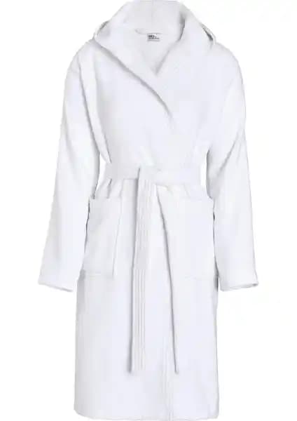 EV-X Kapşonlu Bedenli Bornoz: Konfor ve Şıklığı Bir Arada Sunan Ev Giyim Ürünü