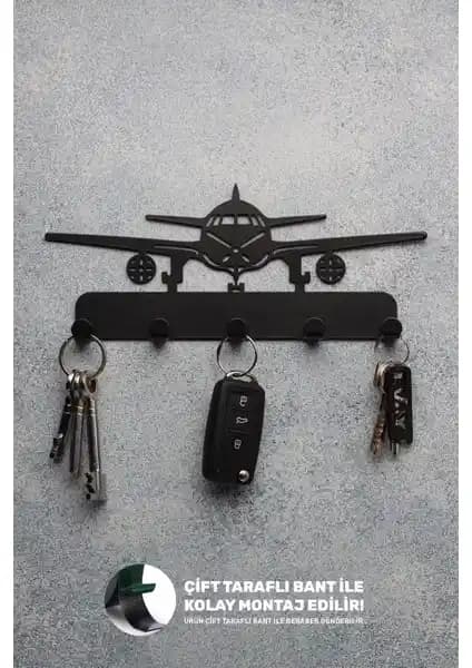 Evay Metal Dekoratif Anahtarlık Askısı: Şık ve Dayanıklı Tasarım ile Ev Dekorasyonunuza Katkı