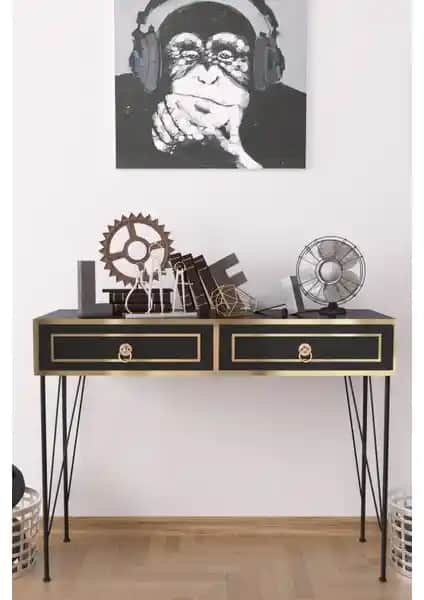 EVDEMO London Lüx Siyah Dresuar Modern Tasarım ve Sağlıklı Malzemelerle Şıklık Sunar