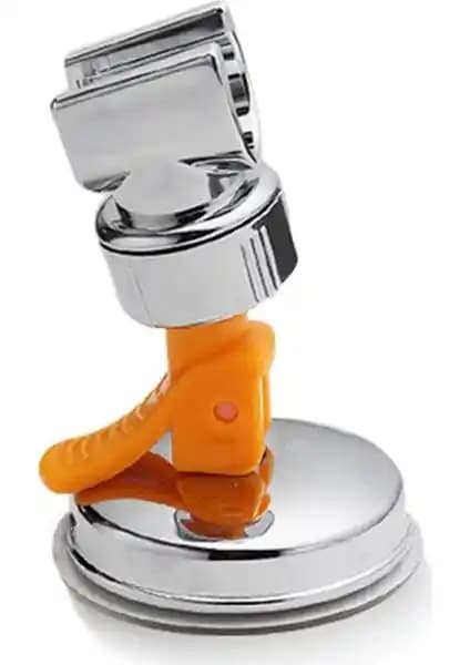 Evim Shopping Vakumlu Vantuz Duş Başlığı Tutucu Kafa, Dayanıklı ve Çok Fonksiyonlu Banyo Aksesuarı