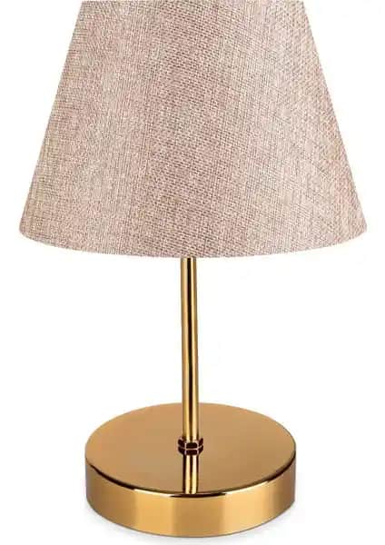 Evlight Nura Gold Abajur: Modern ve Şık Tasarım ile Fonksiyonel Aydınlatma Çözümü