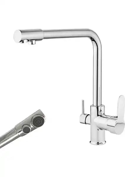 Evora 3 Yollu Su Arıtma Musluğu: Şık Tasarım ve Yüksek Performans Özellikleri