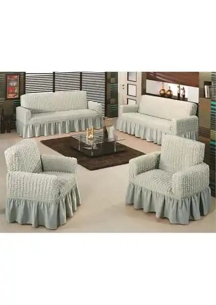 Evory Home Bürümcük Maxi Koltuk Örtüsü Takımı Modern ve Koruyucu Tasarım