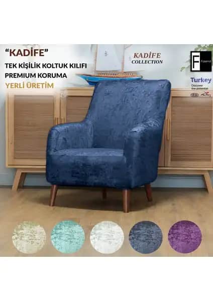 Faiend Kadife Tek Kişilik Koltuk Örtüsü: Şık ve Dayanıklı Koruma Çözümü