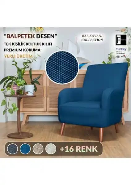 Faiend Likrali Tek Kişilik Koltuk Kılıfı Modern Tasarım ve Kolay Kullanım Özellikleri