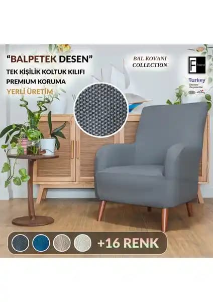 Faiend Likrali Tek Kişilik Koltuk Kılıfı Modern Tasarım ve Koruma Özellikleriyle