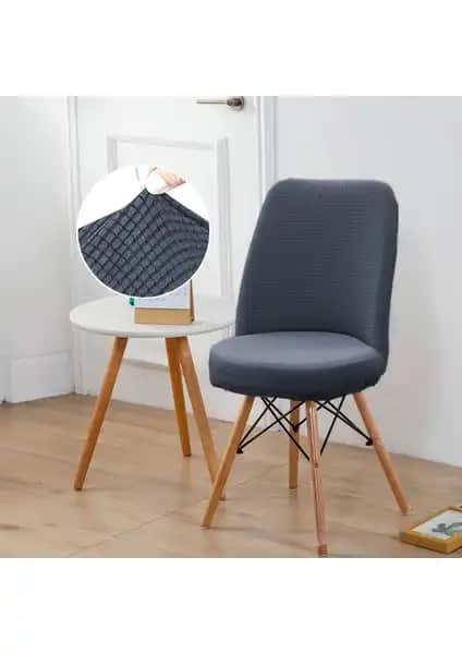 Faiend Yıkanabilir Streç Lastikli Likralı Oval Sandalye Kılıfı Modern ve Şık Tasarım