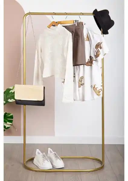 FEC Reklam Zodyak Konfeksiyon Askılığı Modern ve Dayanıklı Metal Askı Ürünü