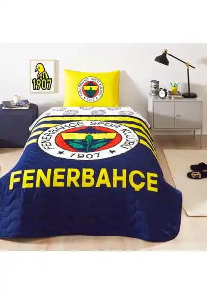 Fenerbahçe Lisanslı Tek Kişilik Yatak Örtüsü Seti Spor Tutkunlarına Uygun ve Dayanıklı Tasarım