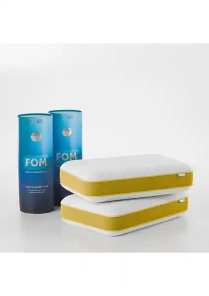 FOM 2'li Tombik Ortopedik Visco Yastık Kampanyası Sağlıklı ve Konforlu Uyku İçin