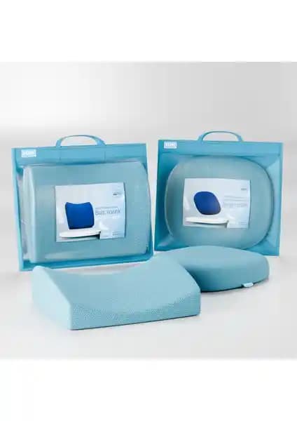 Fom Smith Visco Oturma Simidi ve Bel Destek Yastığı ile Ofis ve Seyahat Konforunu Artırın