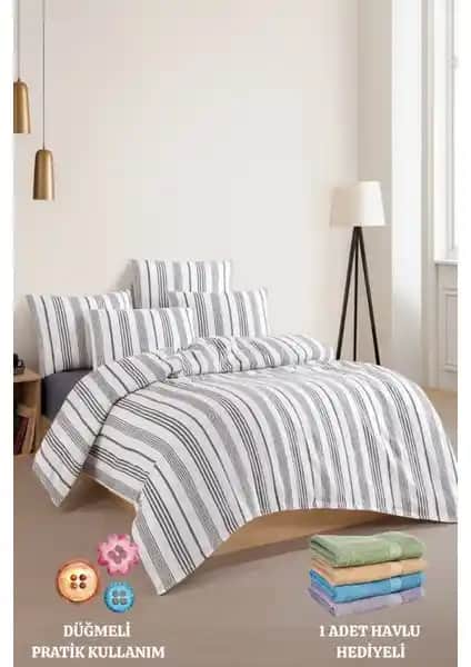 Formeya Düğmeli Lastikli Pamuklu Tek Kişilik Nevresim Takımı Ürün Özellikleri ve Kullanım Avantajları