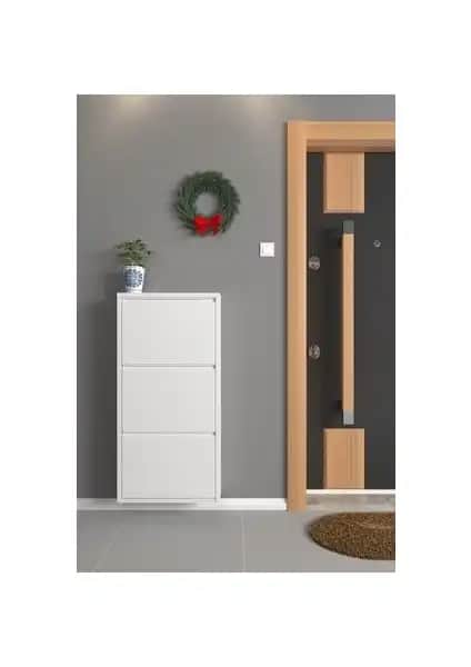 Formood Üçlü Metal Ayakkabılık Modern Tasarımı ve Dayanıklılığıyla Giriş Alanlarınızı Süsler
