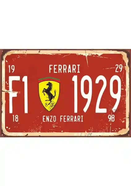 Formula 1 Retro Ahşap Posterleri: Vintage Dekorasyon İçin Şık ve Dayanıklı Seçenekler