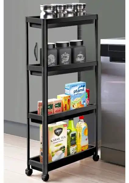 Frapan Home Tekerlekli Raf Ünitesi: Dar Alanlar İçin Pratik ve Modern Depolama Çözümü