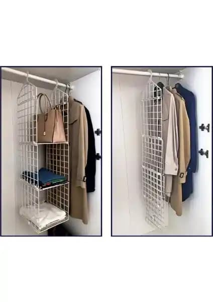 Ghita Dolap İçi Düzenleyici Plastik Raf Organizer ile Ev ve Ofis Düzeninizi Sağlamlaştırın