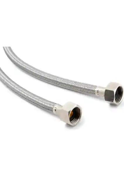 GMS 2 Adet 3/8 Dışı Çelik Bağlantı Hortumu Güvenilir ve Dayanıklı Sıhhi Tesisat Çözüm