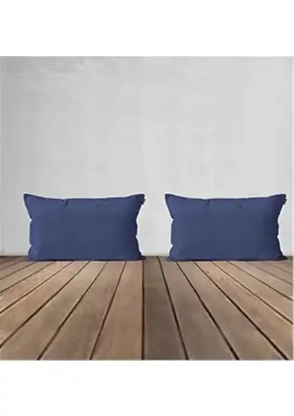 Goccia 2'li Kadife Dokulu Dikdörtgen Kırlent Kılıfı Ev Dekorasyonunda Şıklık ve Konfor