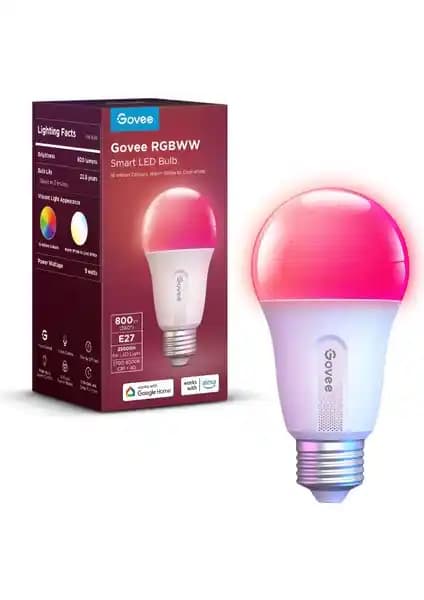 Govee Akıllı WiFi ve Bluetooth Destekli LED Ampul ile Modern Aydınlatma Deneyimi