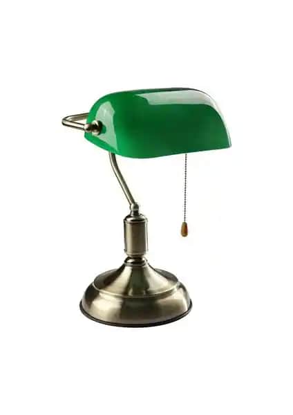 Green Life Banker Yeşil E27 Masa Lambası: Estetik ve Fonksiyonellik Bir Arada
