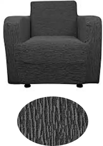 GüzelEvim Tekstil Jkarlı Düz Desen Tekli Koltuk Kılıfı Berjer Koltuk Örtüsü