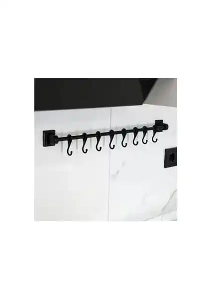 Hagen Güçlü Yapıştırma 8'li Askı Rayı 55 cm dayanıklı ve pratik kullanım için ideal