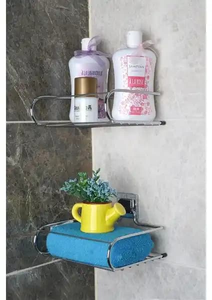 Hagen Güçlü Yapıştırma Banyo Mini Rafı: Kolay Montaj ve Dayanıklılık Özellikleri