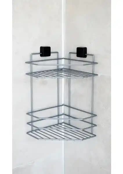 Hagen Paslanmaz Yapışkanlı Banyo Köşeliği: Kolay Montaj ve Uzun Ömürlü Dayanıklılık