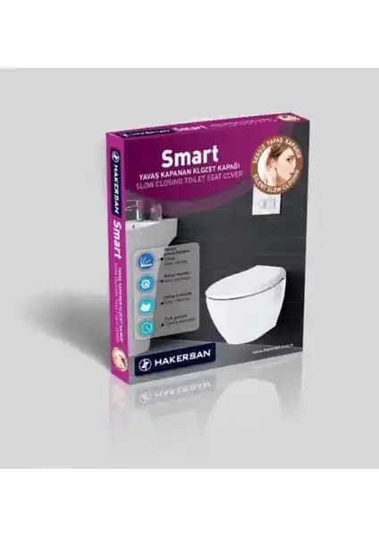 Hakersan Smart Yavaş Kapanan Soft Amortisörlü Klozet Kapağı Özellikleri ve Kullanım Avantajları