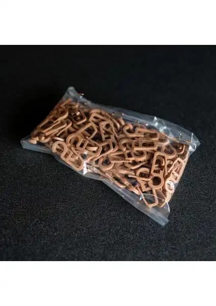 Halim Perdesan Rustik Ahşap Halka Klipsi: Dayanıklı ve Estetik İç Mekan Aksesuarı