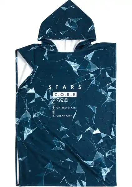 Hamur Sörf Yazlık Kapşonlu Panço: Plaj ve Spor Sonrası Konforlu Kullanım İçin