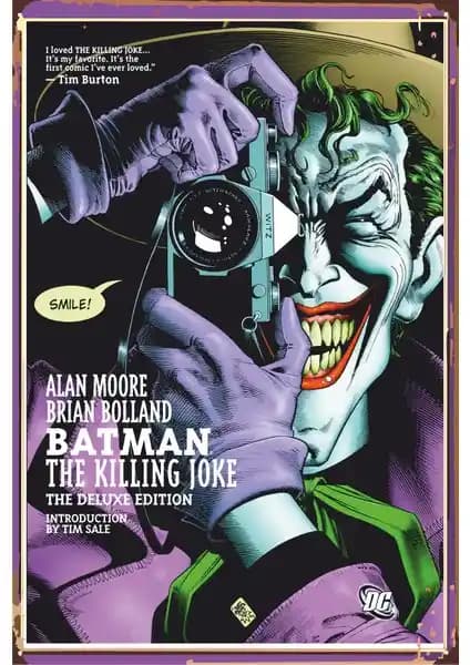 Hayat Poster Joker Retro Vintage Ahşap Poster Dekorasyon İçin Modern ve Şık Seçenek