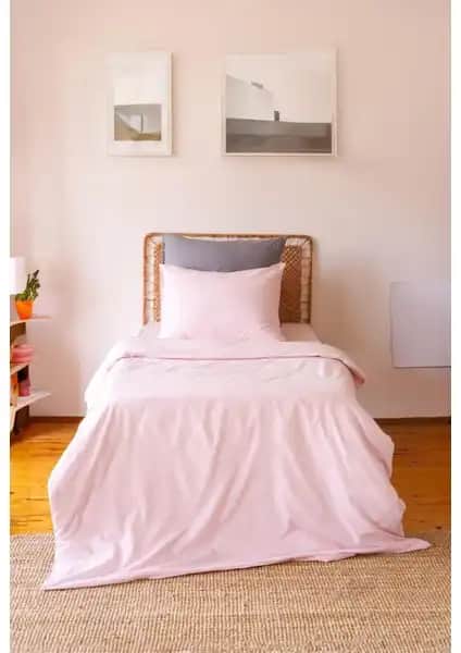 Hazal Moosh Tek Kişilik Lastikli Çarşaflı Nevresim Takımı Konfor ve Şıklık Sunar