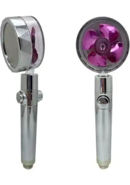 Hediye Turbo Pervaneli Duş Başlığı Modern Tasarım ve Etkili Su Akışı Sağlar