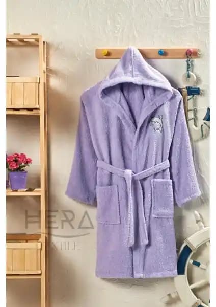 Hera Textile Pamuklu Kapüşonlu ve Kemerli Genç Bornozları Yüksek Konfor ve Şıklık Sunar