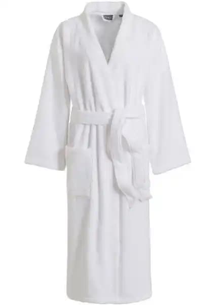 Hızsoy Tekstil Beyaz Şal Yaka Bornoz: Konfor ve Şıklığı Bir Arada Sunan Ev Tekstili Ürünü