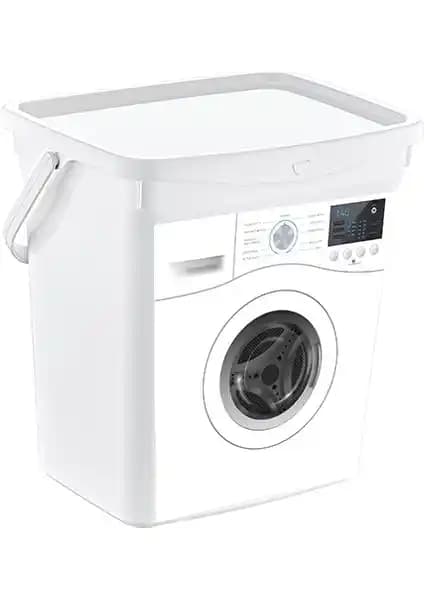 Hobby Life Desenli Deterjan Kutusu 6 Lt: Dayanıklı ve Estetik Temizlik Malzemeleri Saklama Çözümü